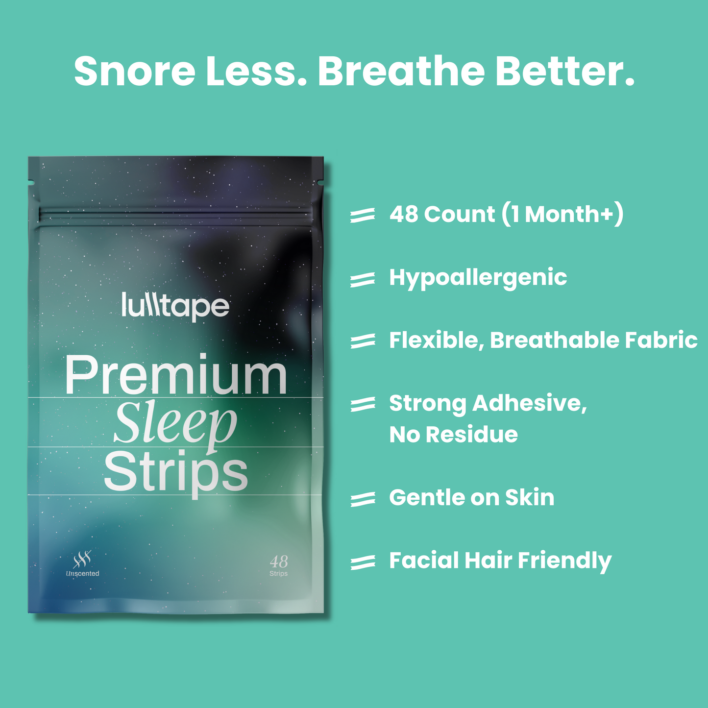 lulltape™ mouth tape (1 MONTH+ SUPPLY)